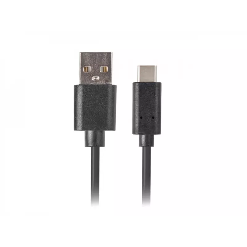 USB 2.0 laidas LANBERG CA-USBO-10CU-0005-BK — USB A į USB C, 0,5 m, juodas