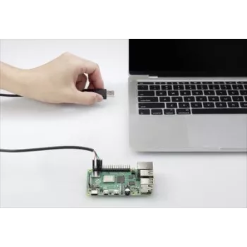 Renkforce RF-4499440 USB kabelis, juodas