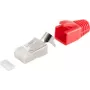 Laidinė jungtis RJ45 ShiverPeaks BS72067-R Raudona
