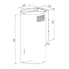 Gartraukis AKPO WK-4 BALMERA WL plonas BALTAS PUSIAU MATINIS T450 M3