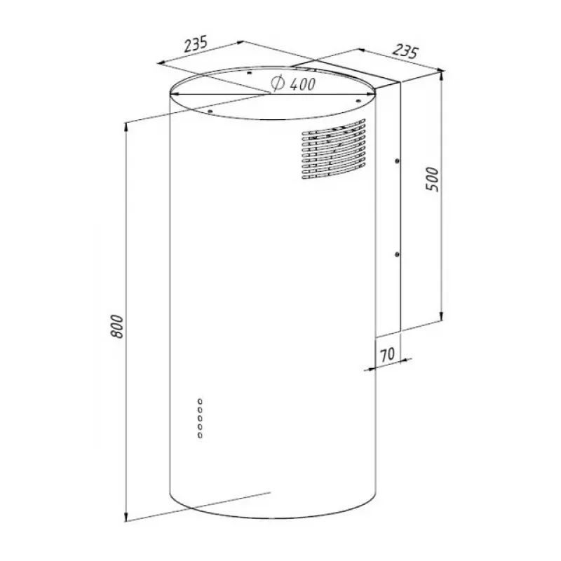 Gartraukis AKPO WK-4 BALMERA WL plonas BALTAS PUSIAU MATINIS T450 M3