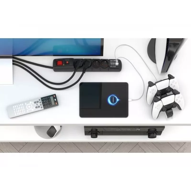 USB pakrovėjas Acar F4 PD 3.0 QC 4 prievadai 3 m laidas