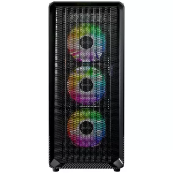 PC korpusas Montech X5 Midi Tower juodas ATX 3x140mm ventiliatoriai