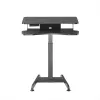 Maclean MC-835 nešiojamasis elektrinis aukščio reguliavimo stalas 72–122 cm, maks. 37 kg, valdymo pultas, sėdimo-stovimo darbo stotis