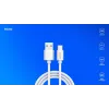 USB 2.0 laidas SAVIO CL-168, USB A (kištukas) į USB C (kištukas), 3 m, baltas