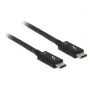 USB laidas DeLOCK 84844 USB 3.2 Gen 2 0,5 m USB C juoda