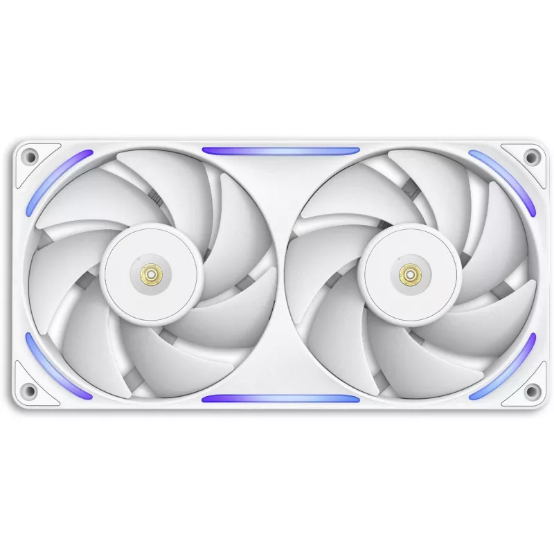 Kompiuterio korpuso ventiliatorius NZXT F240X 120 mm baltas, 1 vnt., 240×120×30 mm
