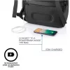 Laisvalaikio kuprinė XDDESIGN Bobby Soft su 15,6 colio nešiojamojo kompiuterio skyriumi, 16 l, PET, juoda