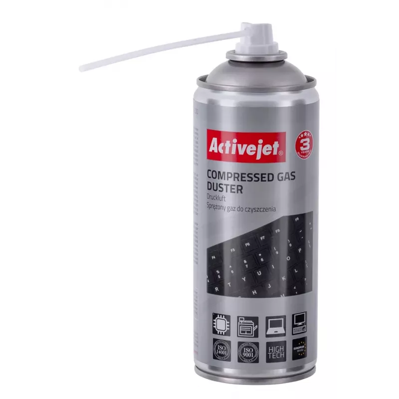 Oro slėgio valiklis ActiveJet AOC-200 — įrangai valyti skirtas purškiklis, 400 ml, skirtas metalui ir plastikui, elektronikai
