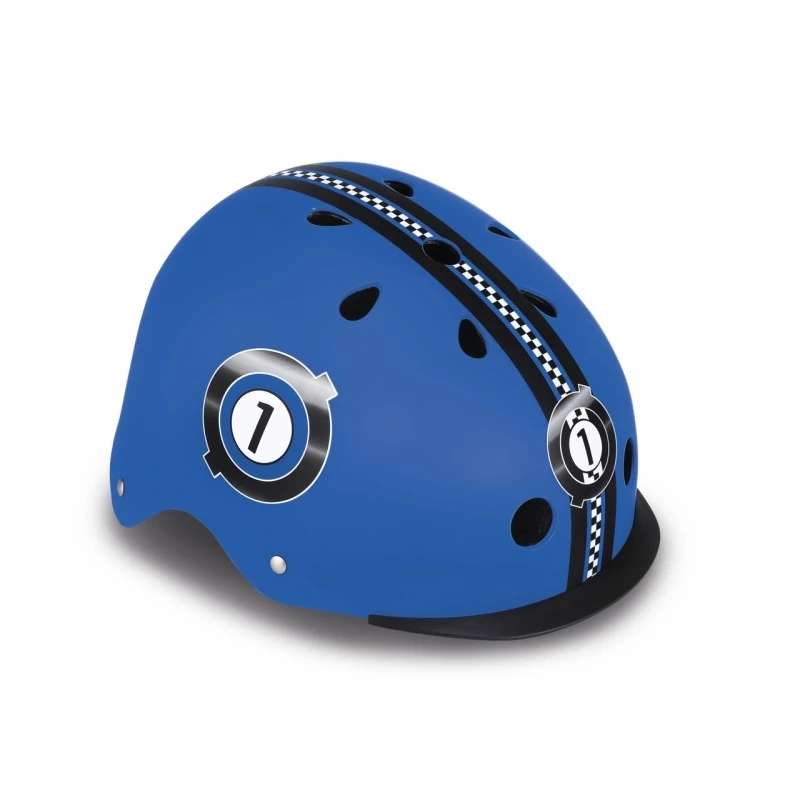 Globber | Tamsiai mėlyna | Šalmas Elite Lights Racing, XS/S (48-53 cm) | 507-300