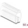 Kabelių žymeklis DELOCK 80952, 50 vnt., kabeliams Ø 6–10 mm, skaidrus