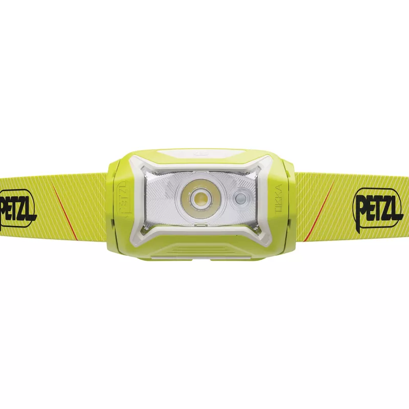 Petzl TIKKA 350 lm geltonas priekinis žibintas — 350 liumenų, kompaktiškas LED priekinis žibintuvėlis