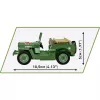 Statybiniai blokeliai COBI Medical Willys MB 130 vienetų 6 metai