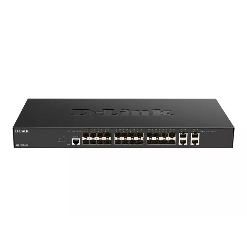 D-Link 24 prievadų 10G SFP+, 4 prievadų 10GBASE-T išmanusis valdomas jungiklis