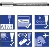 Fineliner Staedtler pigment liner 308 Raudona