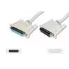 Digitus Datatransfer prailginimo laidas D-Sub25/M - D-Sub25/Mot