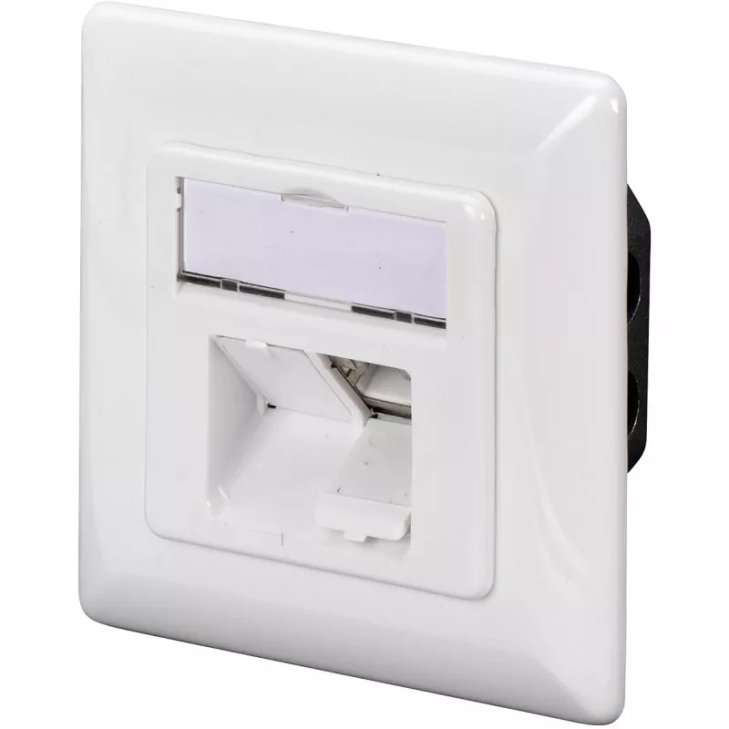 DIGITUS DN-9005-N - Jungiamasis lizdas, įleidžiamas - RJ-45 X 2 - RAL 9010 - 2 prievadai (DN-9005-N)