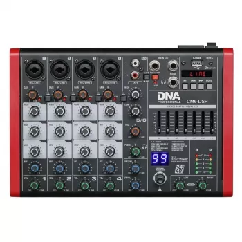 audio maišytuvas DNA CM6-DSP USB MP3 Bluetooth