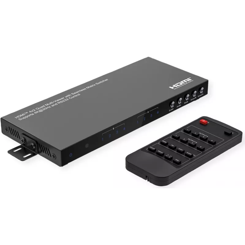 VALUE HDMI Matrica 4K30Hz 4 x 2 QUAD Multi-Viewer (14.99.3592)