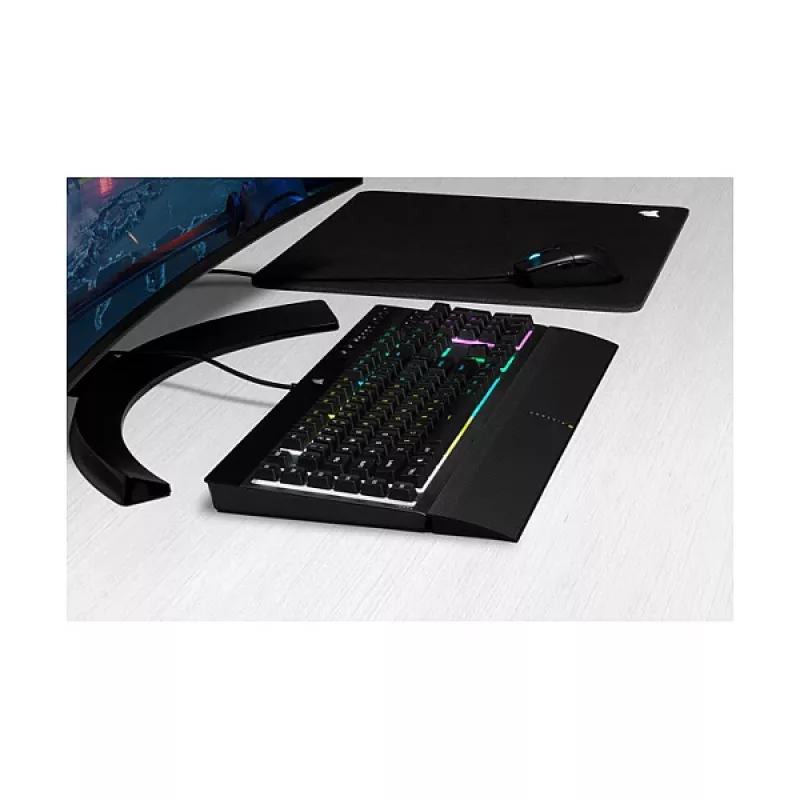 Žaidimų klaviatūra Corsair K55 Pro RGB (juoda) FR