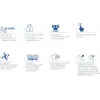 IP Phone Grandstream DP725 belaidis ragelis, pilkas, 1,8 colio TFT ekranas, 20 linijų, Li-Ion 1500 mAh