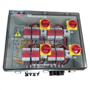 PV kombinatoriaus dėžutė CNC NV822331 DC 8 įėjimai 8 išėjimai IP66
