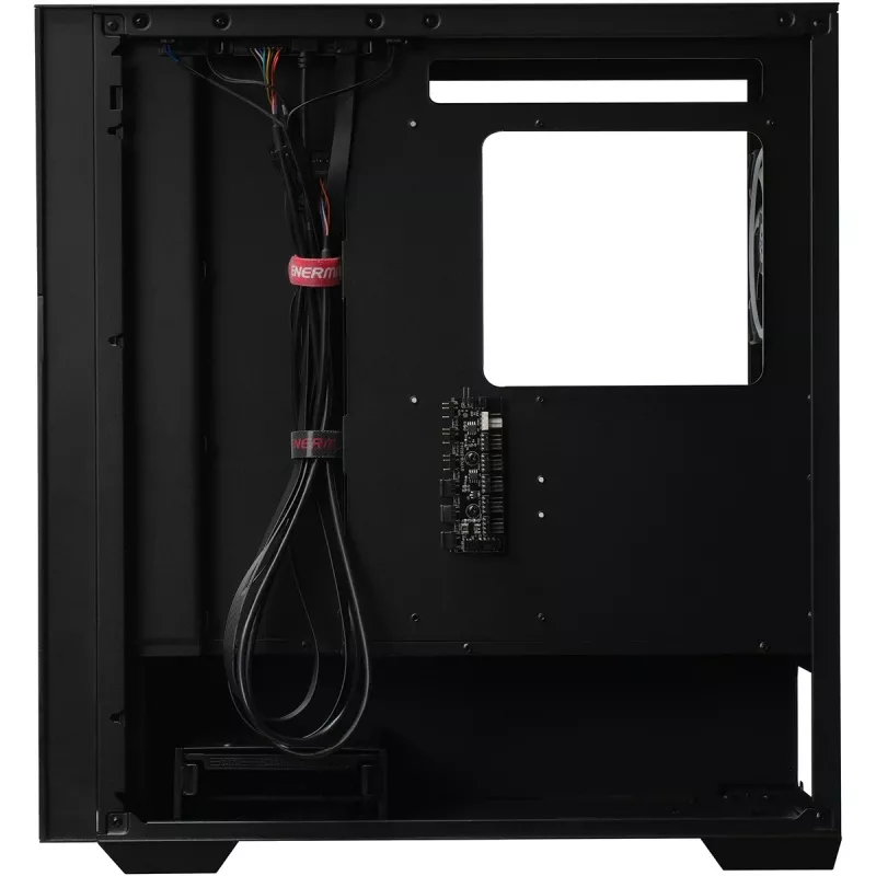 Enermax K8 - Midi Tower - PC - juoda - ATX - micro ATX - Mini-ITX - SPCC - grūdintas stiklas - žaidimams (ECA-EK8-BB-ARGB)