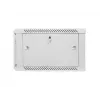 Lanberg sieninis montavimo stovo korpusas 19'' 6U 600x600mm pilkas (stiklinės durys)