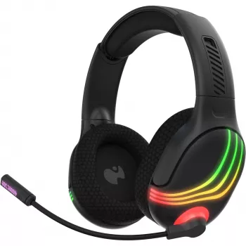 PDP 049-032-BK ausinės/ausinės su mikrofonu Belaidis Aplink galvą Žaidimų Bluetooth Juoda