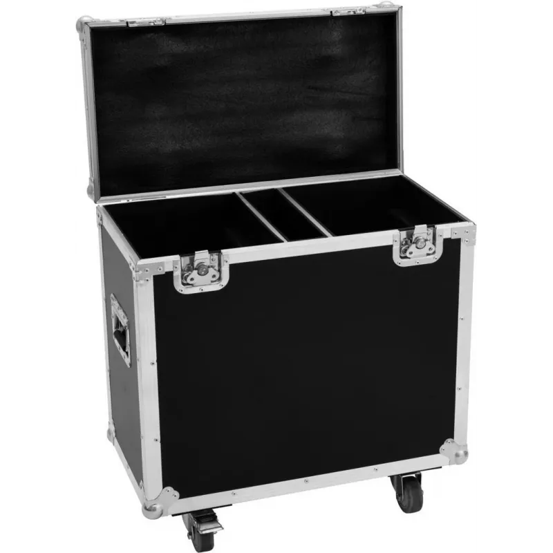Roadinger Flightcase TMH-S200 2x — apsauginis transportavimo dėklas garso įrangai