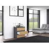Topeshop M3 ANTRACYT/ARTISAN komoda