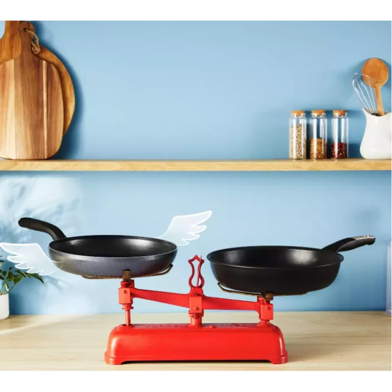 Keptuvė Tefal H05606 neprideganti 28 cm, lengva kasdienė keptuvė