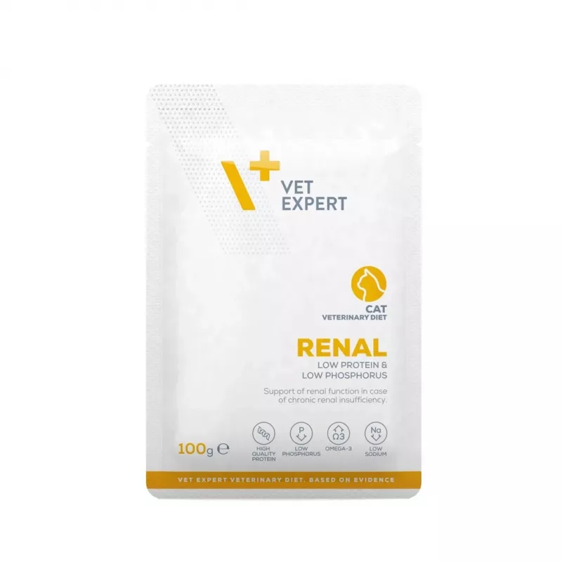 VET EXPERT Veterinary Diet Renal Cat - drėgnas maistas katėms - 100g