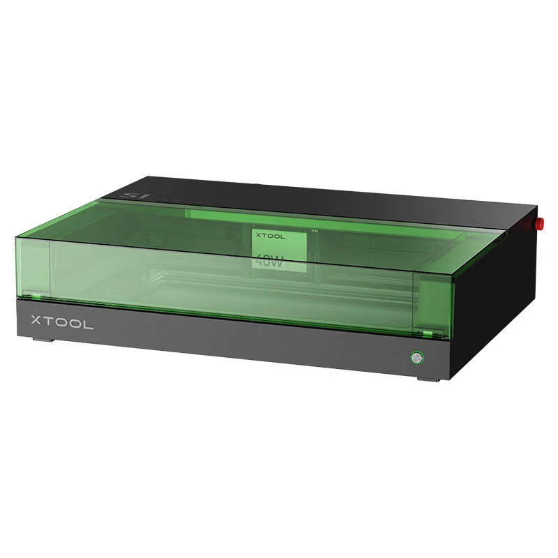2-in-1 lazerinis graviruotojas xTool S1 40W - universalus rinkinys (juodas)