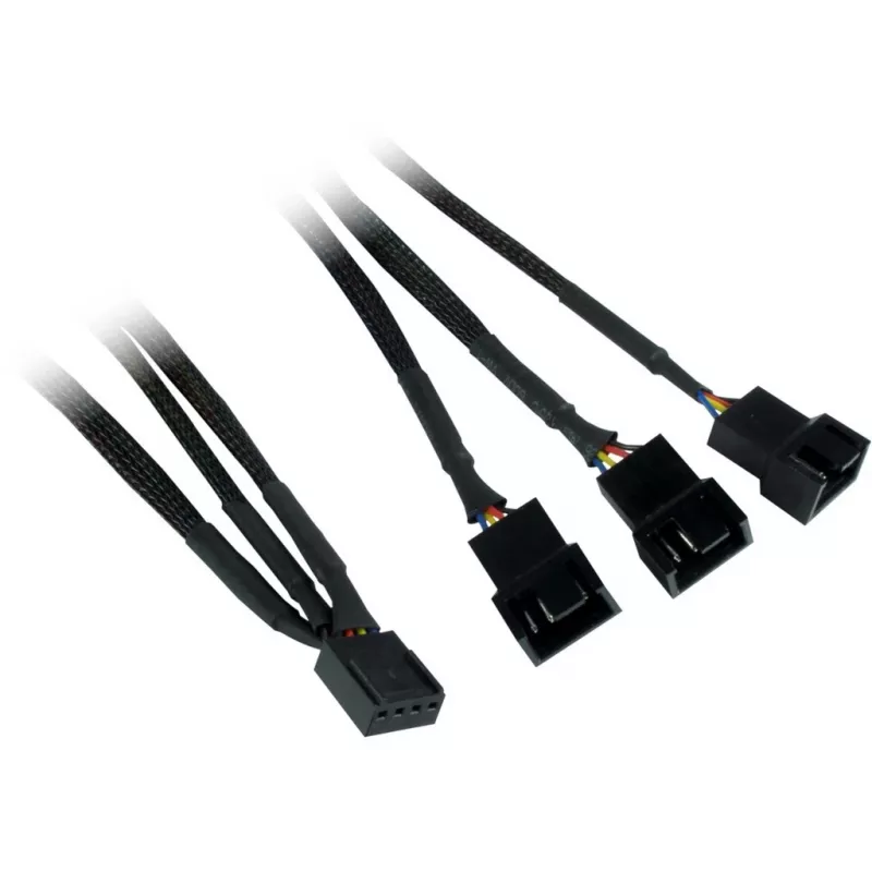 INTER-TECH Argus RGB ventiliatorių rinkinys RS-06 120mm 3 vnt. baltas ARGB su valdikliu