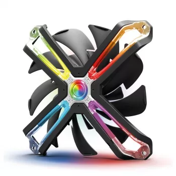 Zalman ZM-SF120.120mm RGB ventiliatorius - Adresuojama jungtis - Unikalus atvirkštinis - Korpuso ventiliatorius - 28 dB