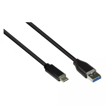 Good Connections USB3.0 laidas A-USB-C juodas 3 m