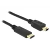 USB laidas DeLOCK 2m USB2.0-C Mini-USB B 83336