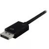 DisplayPort 1.2 > DVI24+1 keitiklis, kabelis juodas, 15 cm