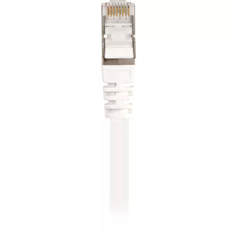 komutacinis kabelis RJ45 kištukas > RJ45 kištukas CAT.6 S/FTP (Baltas, 1,5 metro)