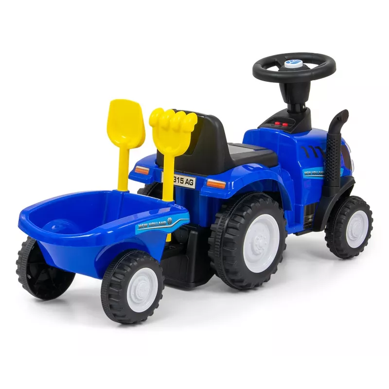 Važiuojamas automobilis milly mally New Holland T7 traktorius, modelis 27652, mėlynas