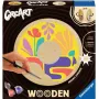 Dėlionės rinkinys Ravensburger CreArt Wooden - Organic Vibrations, medinis kūrybinis dėlionės rinkinys