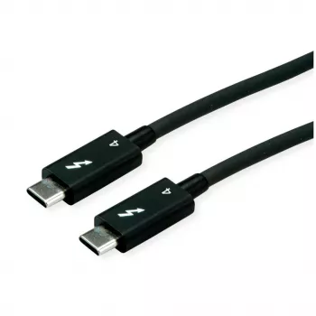 USB laidas ROLINE 11.02.9043 0,5 m USB 3.2 Gen 1 USB C juodas