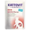 Šlapias kačių maistas KATTOVIT Niere/Renal 85 g paketėlis — 12 x 85 g, paukštiena (jautiena, vištiena, antis, kalakutiena) suaugusioms katėms, turinčioms inkstų nepakankamumą