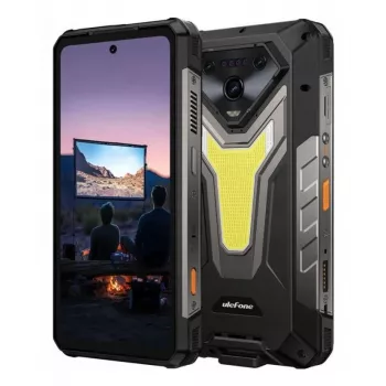 Išmanusis telefonas UleFone Armor 34 Pro 5G Plus — 6,95 col. 1080x2460, MediaTek Dimensity 7300, 16 GB RAM, 512 GB, 50 MP triguba kamera, 25500 mAh, Dual SIM, Android 15, IP68/69K