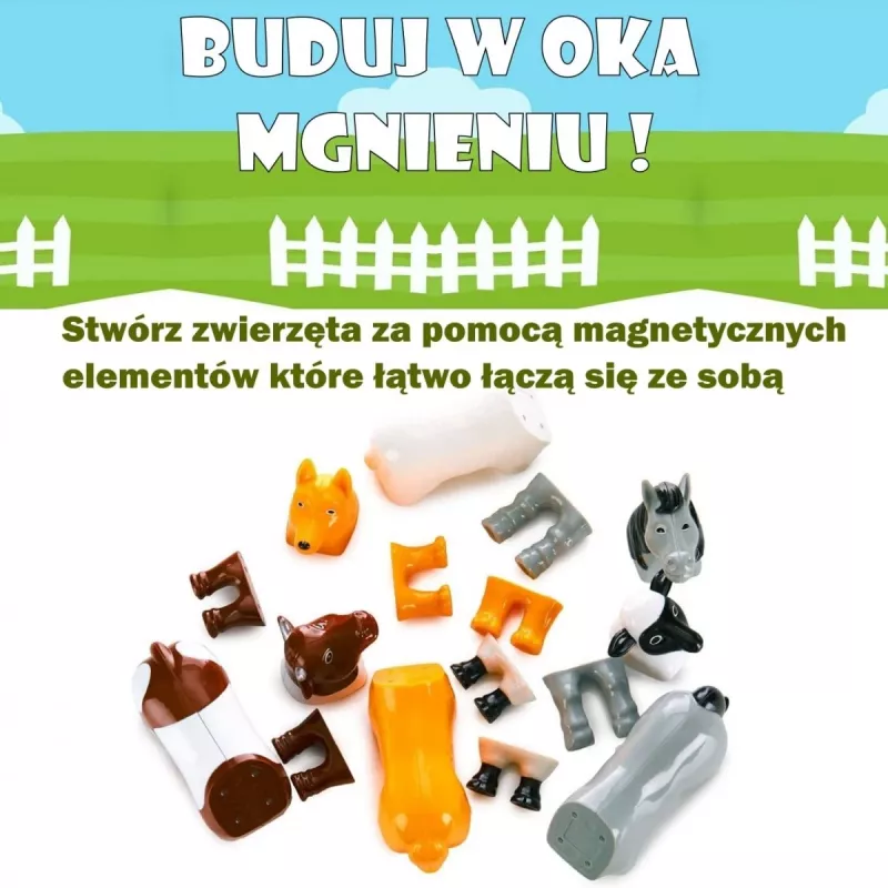 Malblo Magnetic Farm Animals Set
