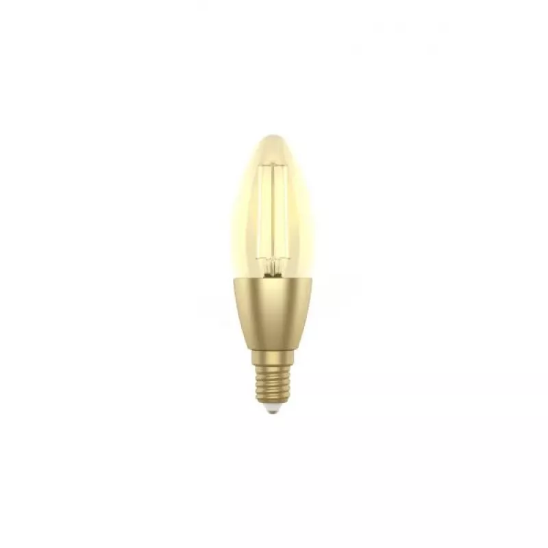 WOOX R5141 protinga žvakės C37 kaitrinė LED lemputė, Wi-Fi, E14, 4,9 W, 470 lm, šilta balta 2700K