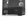 PC korpusas CHRONIX V2 Mid Tower ARGB ventiliatorius x3 juodas