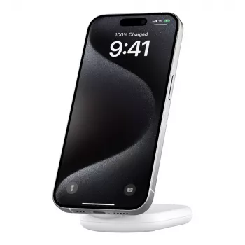 Belkin BoostCharge Ausinės, Išmanusis telefonas Balta USB Belaidis įkrovimas Greitasis įkrovimas Vidinis
