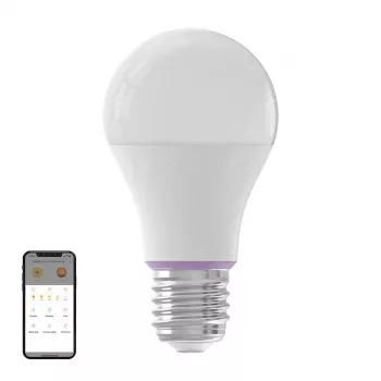 Išmanioji LED lemputė Yeelight E27 W4, pritemdoma, 9W, 806 lm, 2700–6500K, Wi‑Fi (2,4 GHz), E27 lizdas, balta
